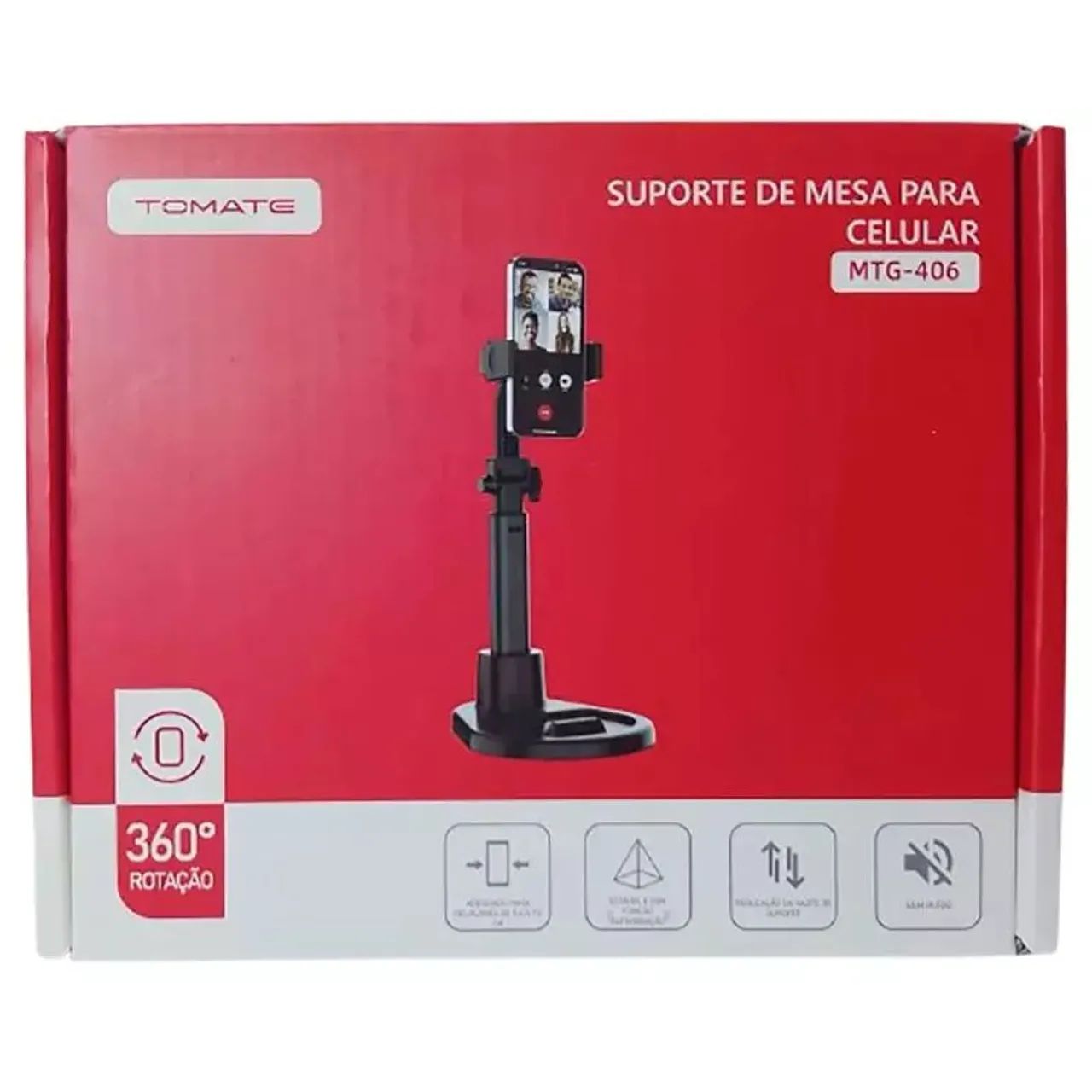 Suporte de Mesa para Celular Tomate MTG-406 - Foto 2