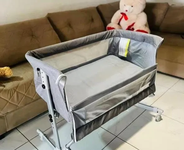 Berço kababy co-bed cinza NOVO