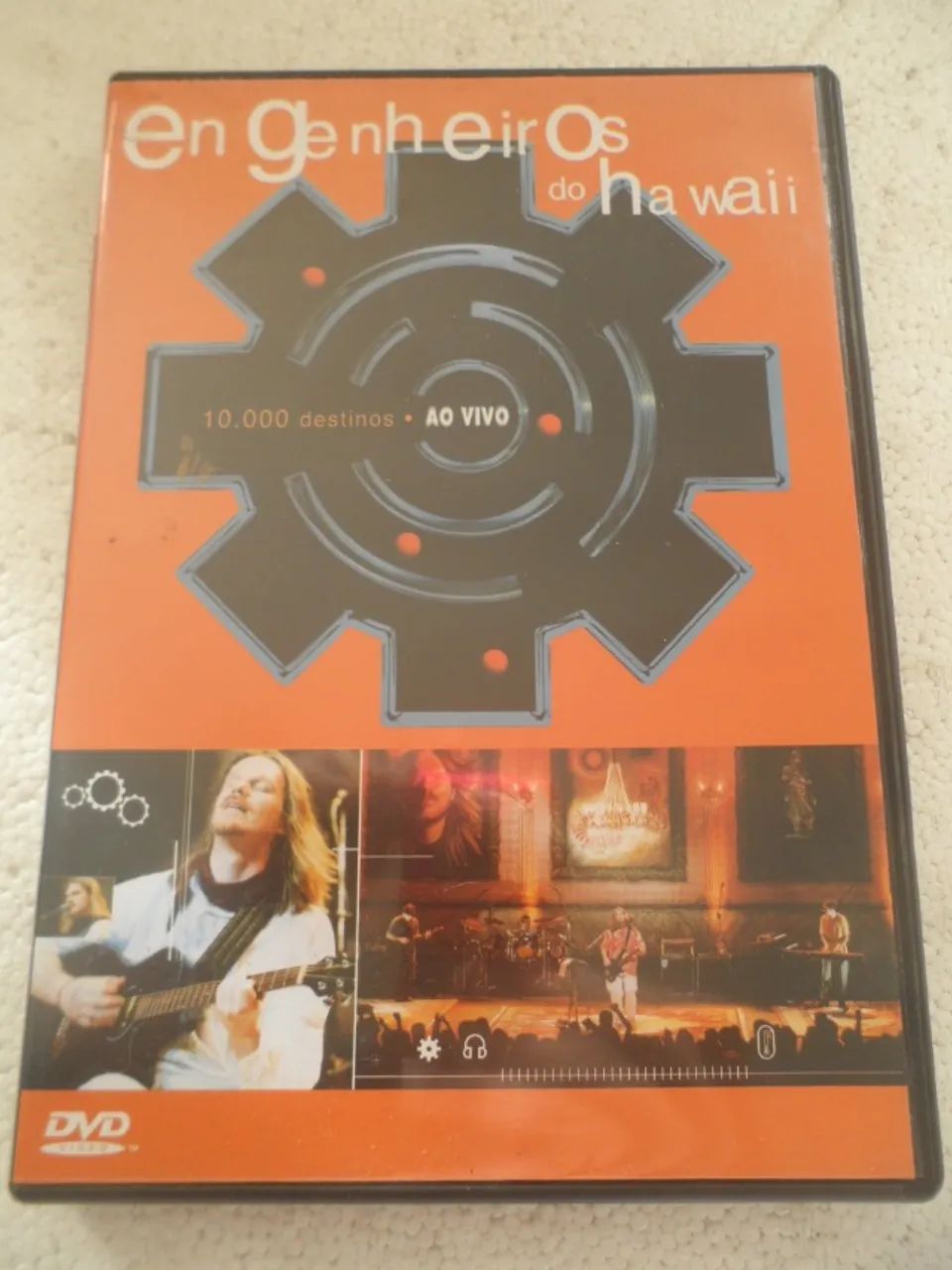 DVD Engenheiros do Hawaii 10.000 Destinos ao Vivo DVD nacional e original