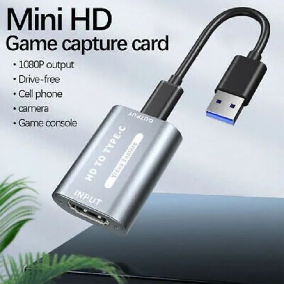 Mini Placa de Captura Exbom 1080p Para Live e Gameplay - Foto 5