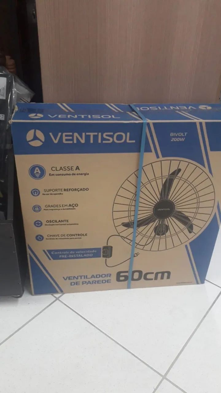 Ventilador de parede 60cm - Ventisol - Sadi