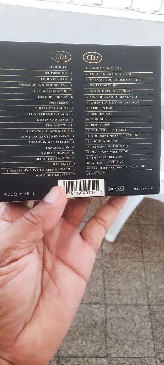 CD FRANK SINATRA IMPORTADO Duplo - Coleção de Clássicos