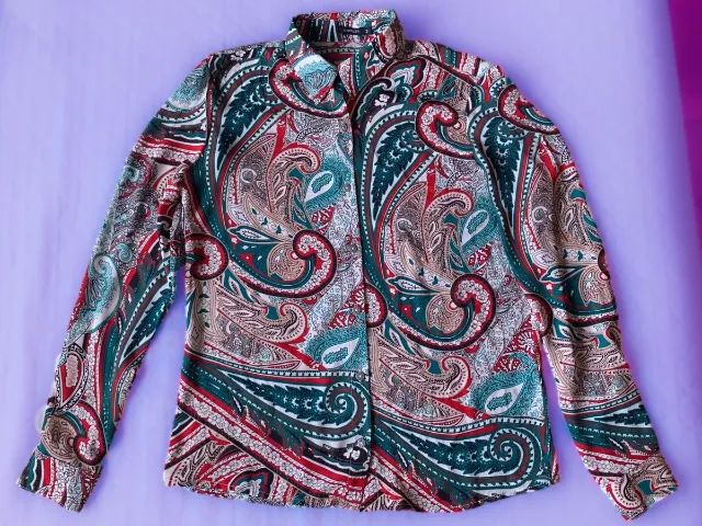 camisa estampada paisley m. officer
