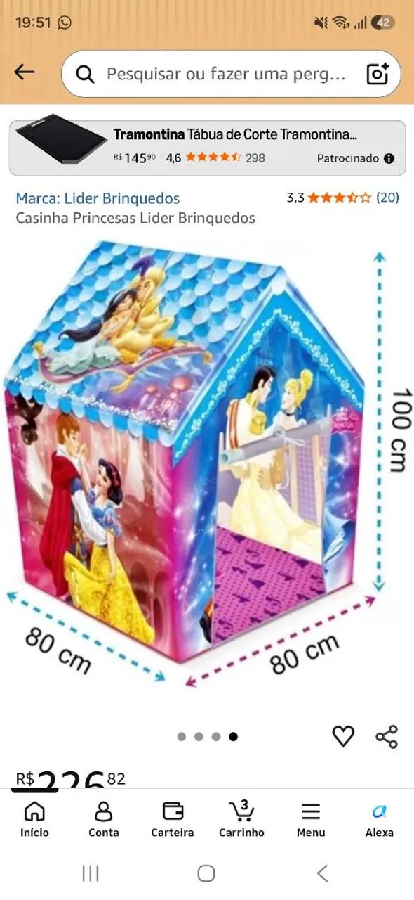 Cabana das princesas