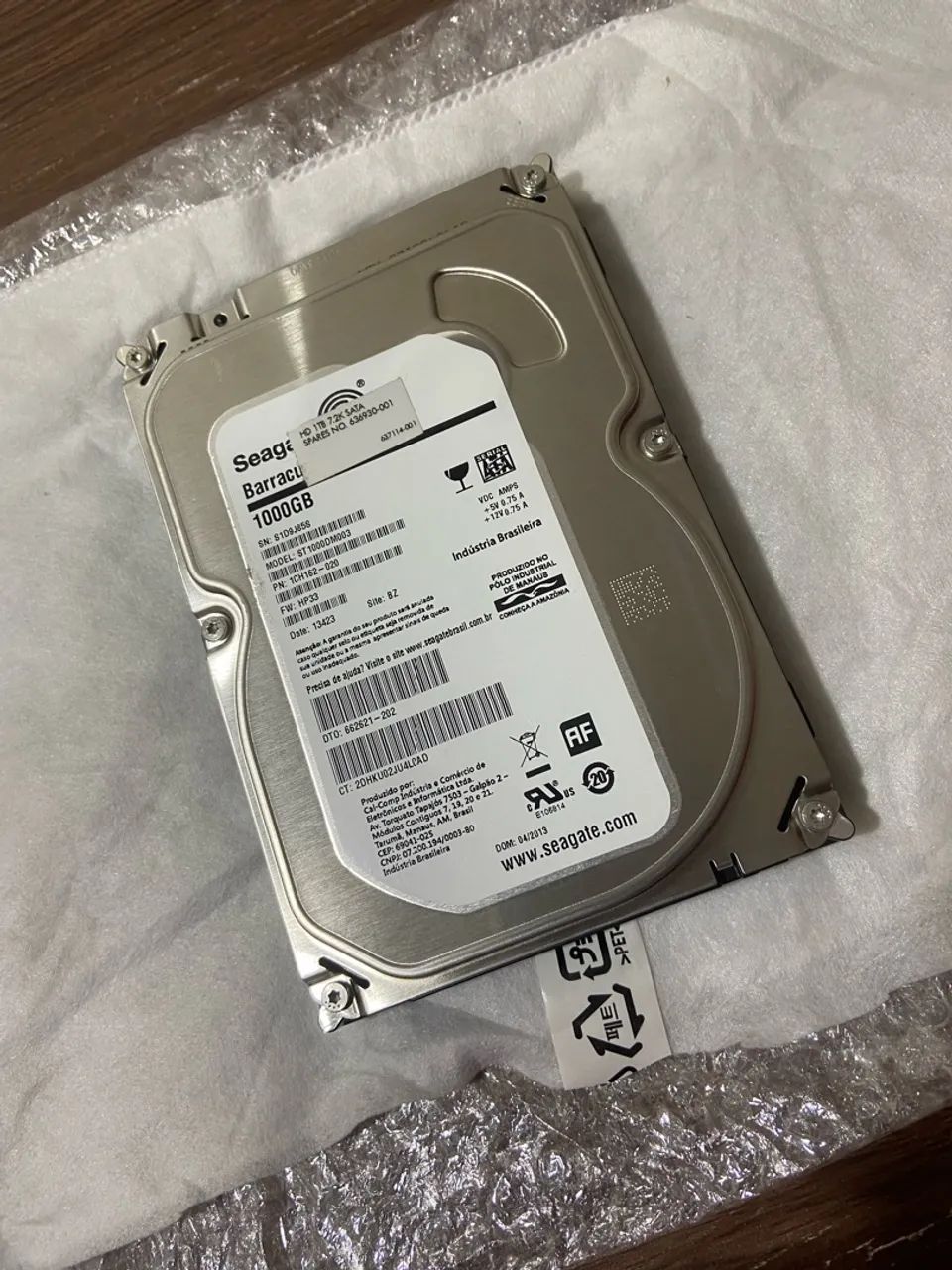 Hd 1tb novo nunca usado  - Foto 2