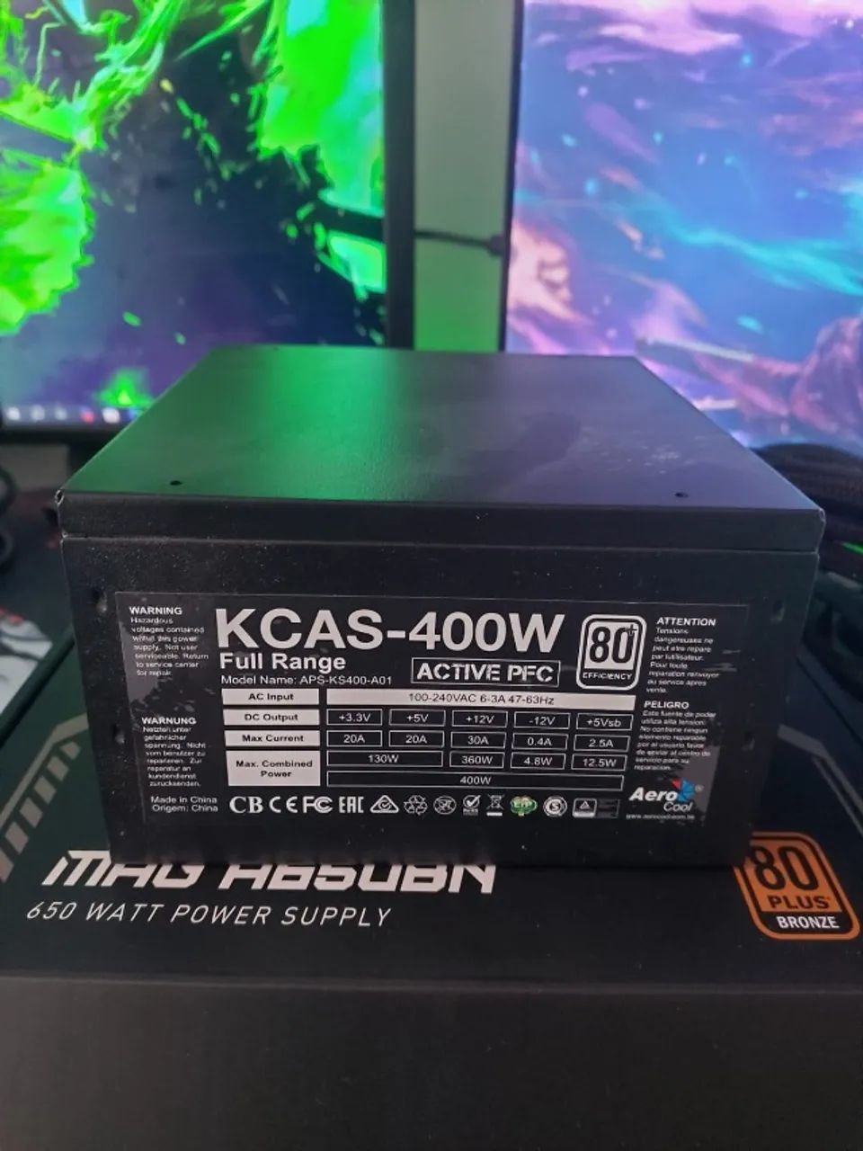 Fonte 400W da Kcas - Foto 2