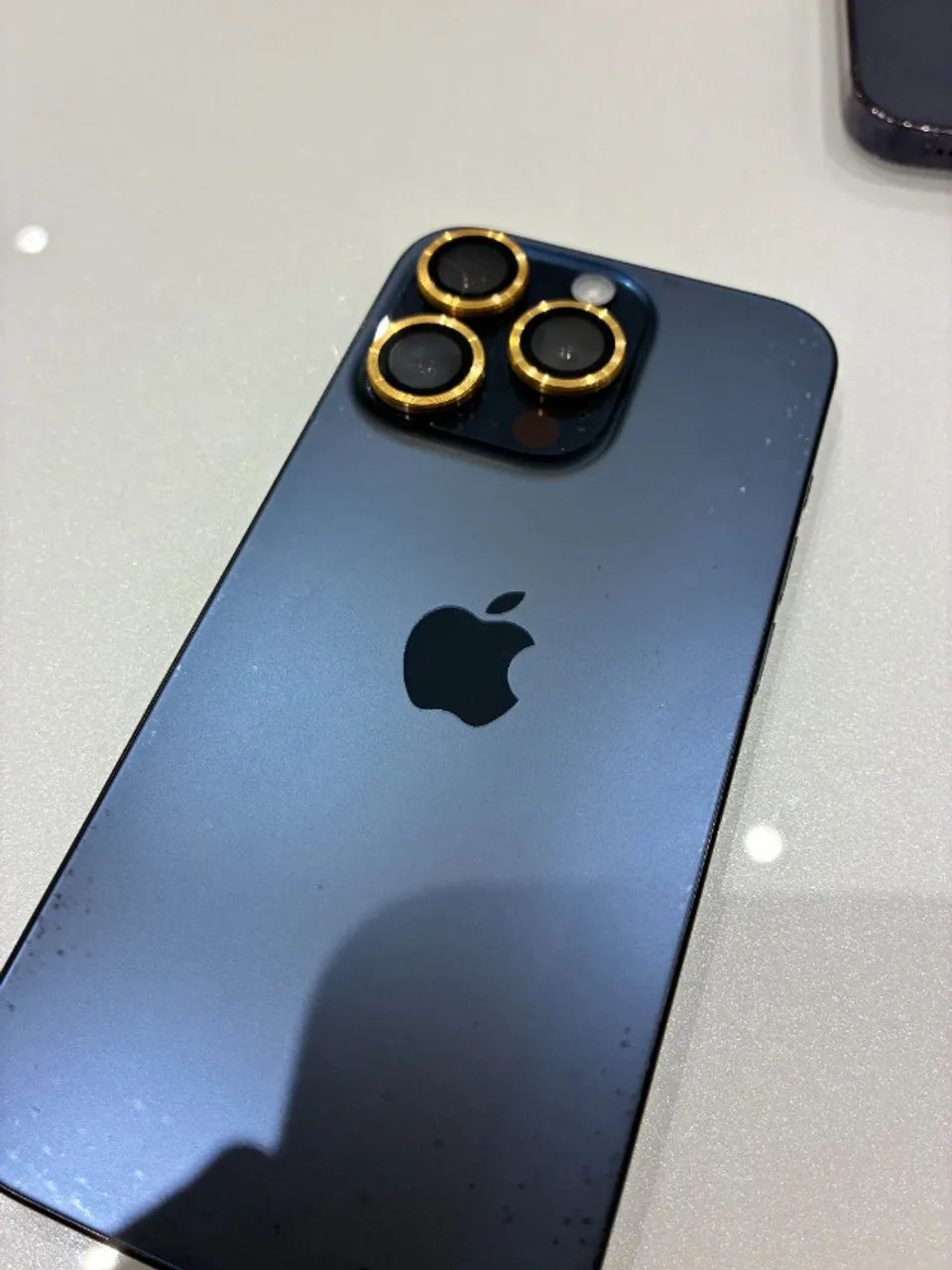 iPhone 15 Pro 128GB - Titânio Azul - Foto 3