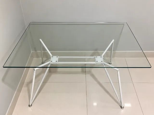 Mesa de vidro escritório 