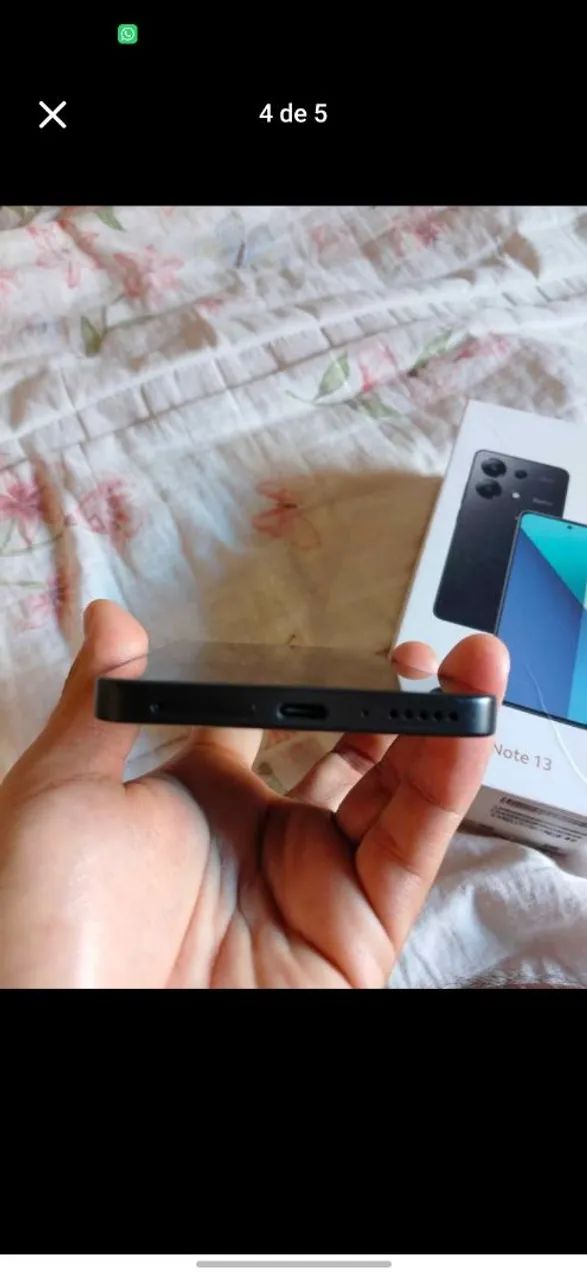 Vendo REDMI NOTE 13 800 REAIS  - Foto 2