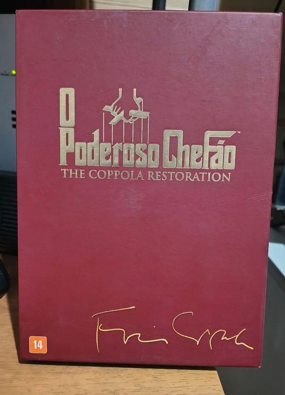 DVD TRILOGIA O PODEROSO CHEFÃO, R$ 90