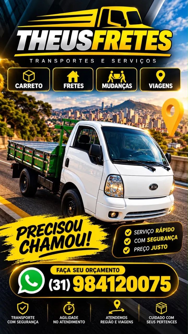 Mudanças,fretes,carretos.
