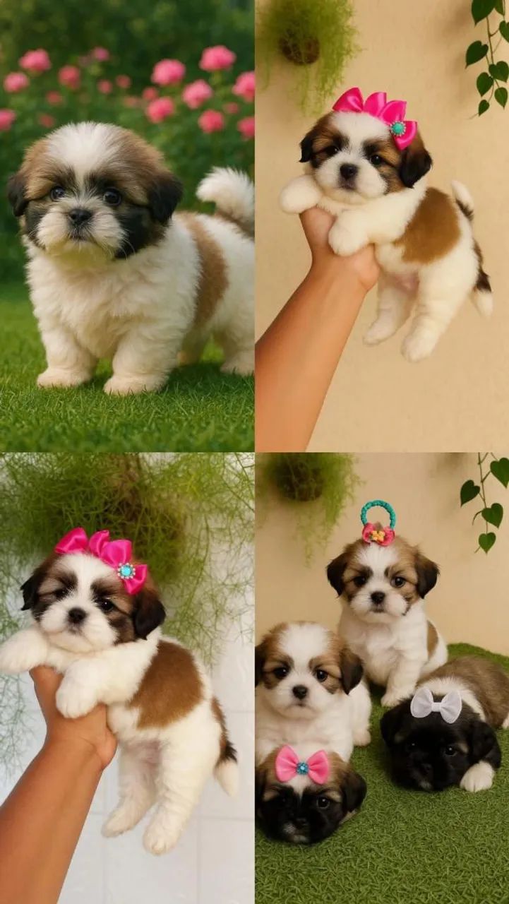 Shih Tzu adorável 