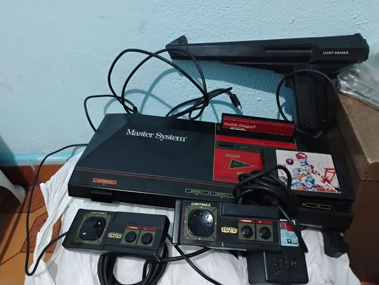MASTER SYSTEM FUNCIONANDO e COMPLETO 