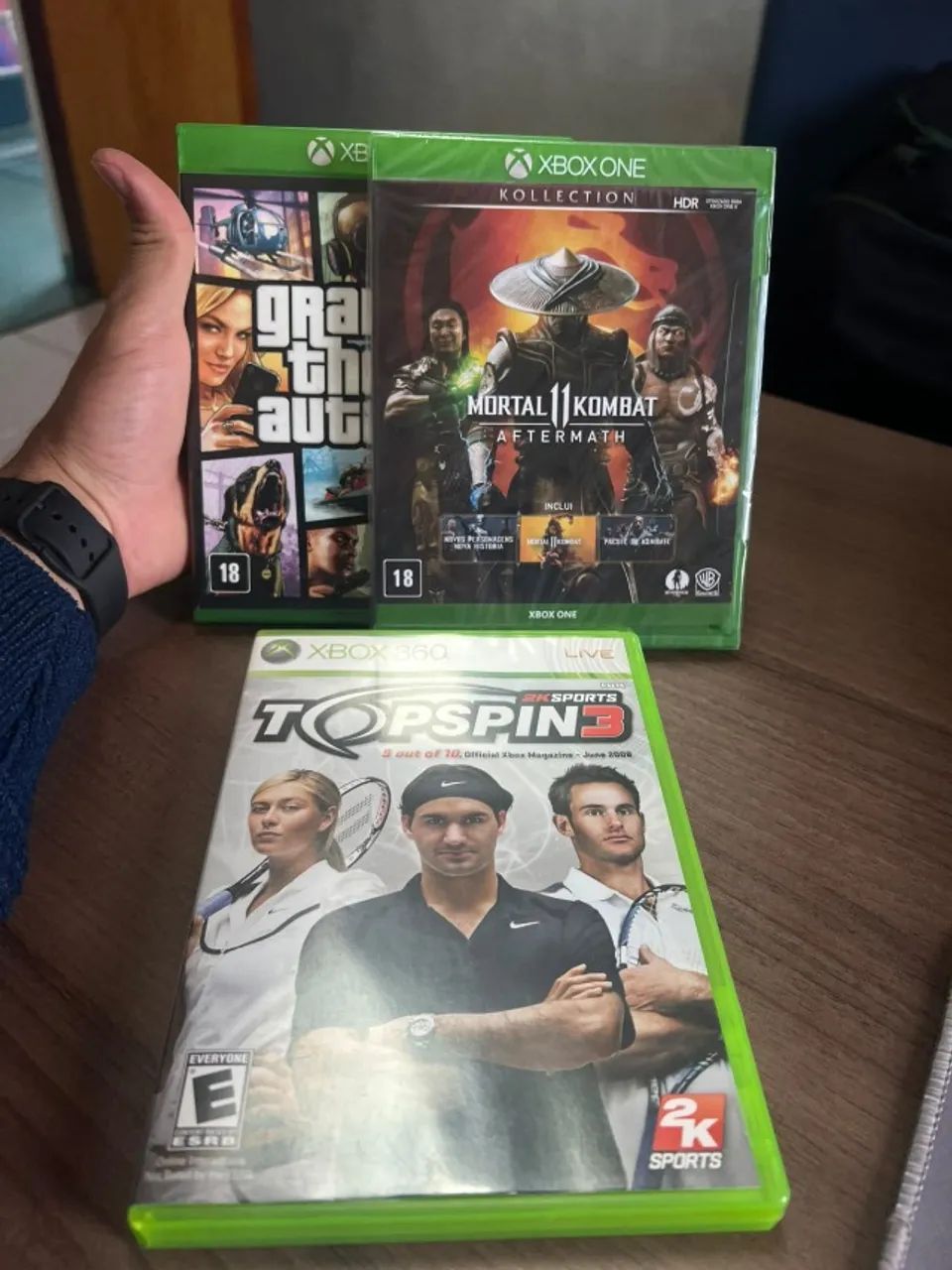 Mortal Kombat 11: Aftermath, GTA V sem mapa e Topspin 3 Original 