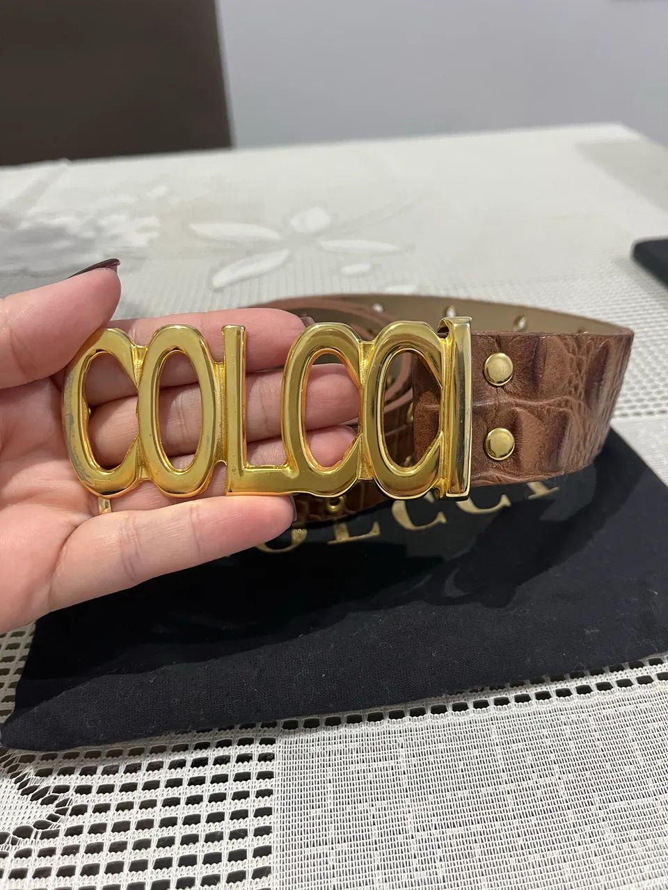Cinto colcci em couro legítimo  - Foto 3
