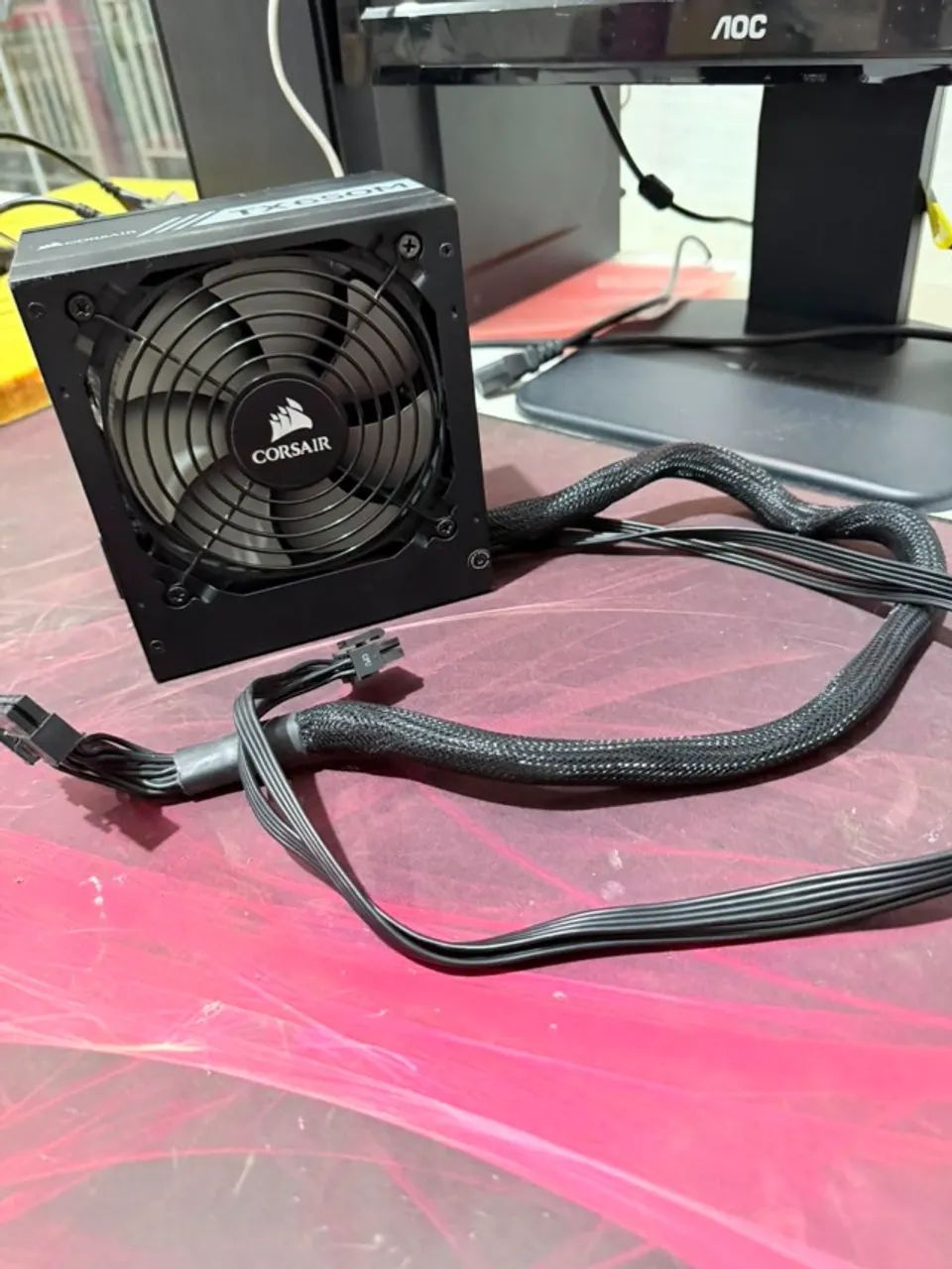 FONTE CORSAIR 650WT *DEFEITO - Foto 4