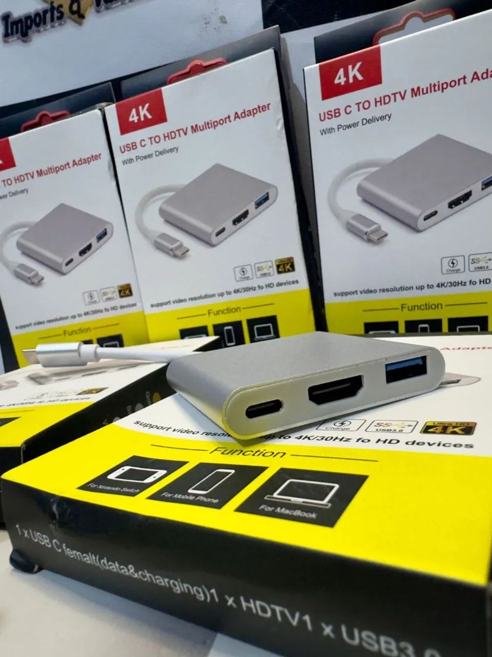 Adaptador OTG tipo C com HDMI - Foto 3