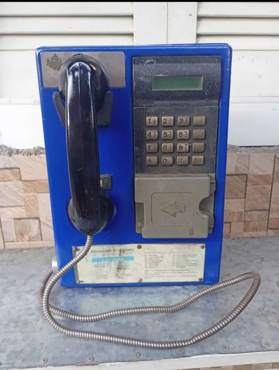 Telefone Antigo de Orelhão 