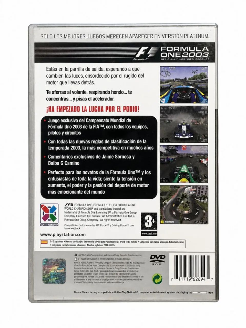 Formula One 2003 original para PlayStation 2 - Foto 2
