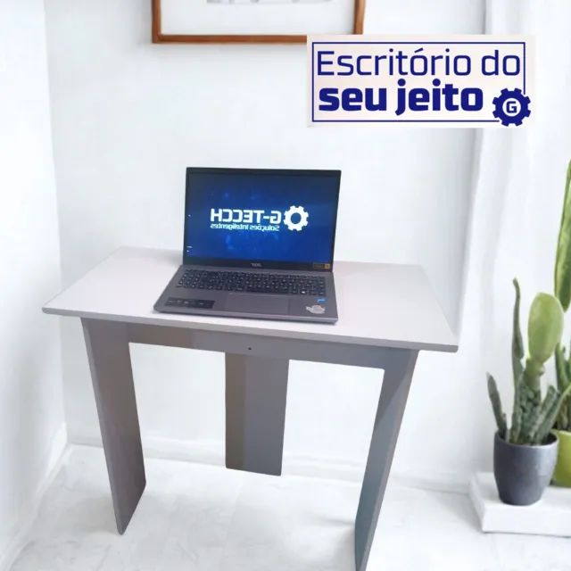 Mesa de Escritório Multiuso NOVA Escrivaninha para Notebook Estudo Computador Home Office - Foto 5