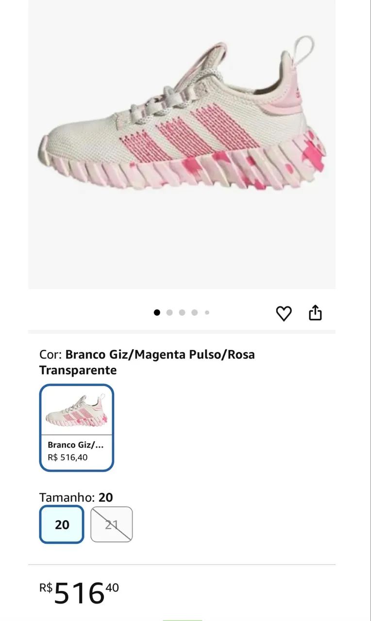 Tênis Infantil Adidas Infantil Original Novo Importado EUA - Foto 2