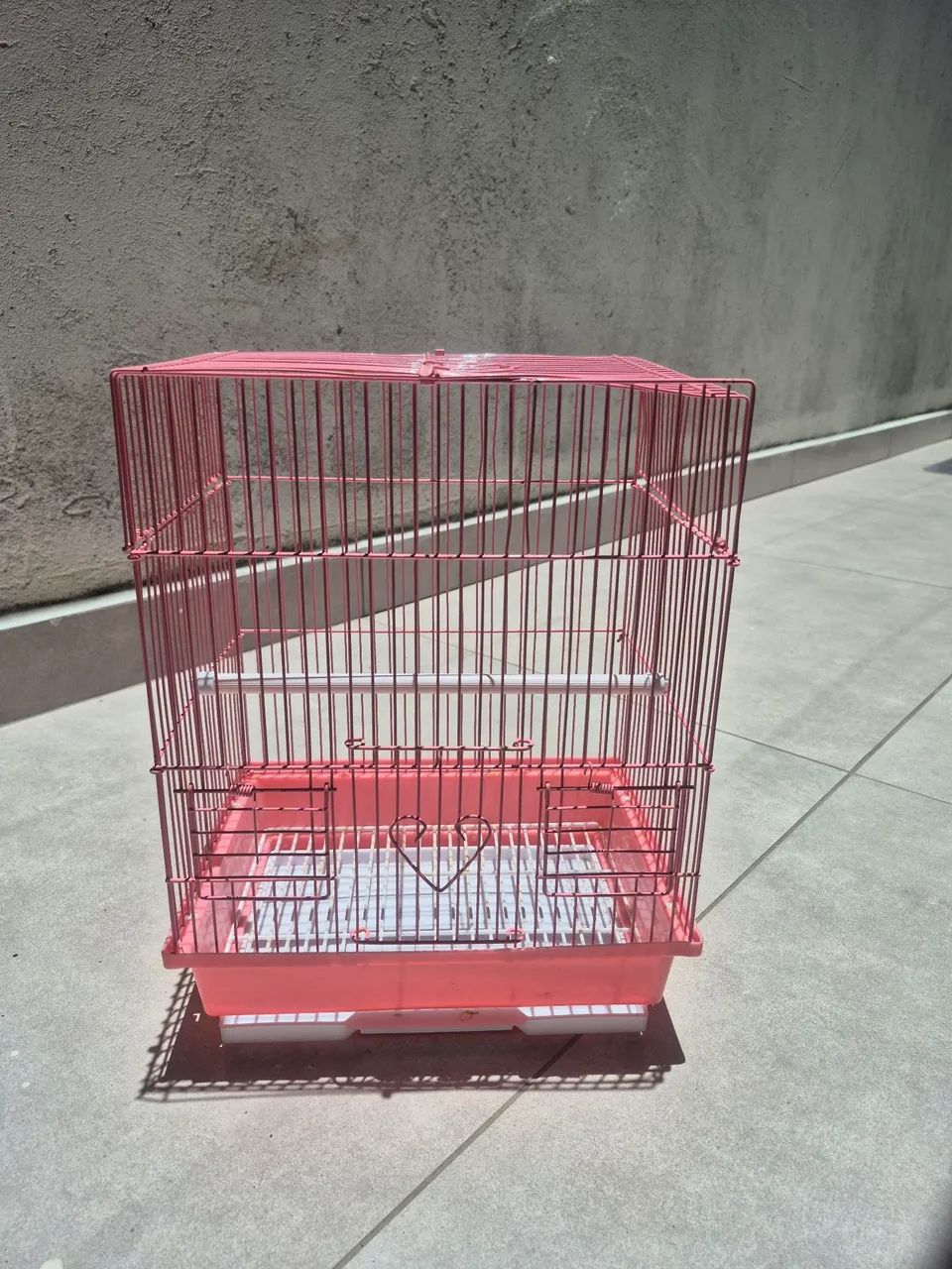 Gaiola rosa pra Calopsita