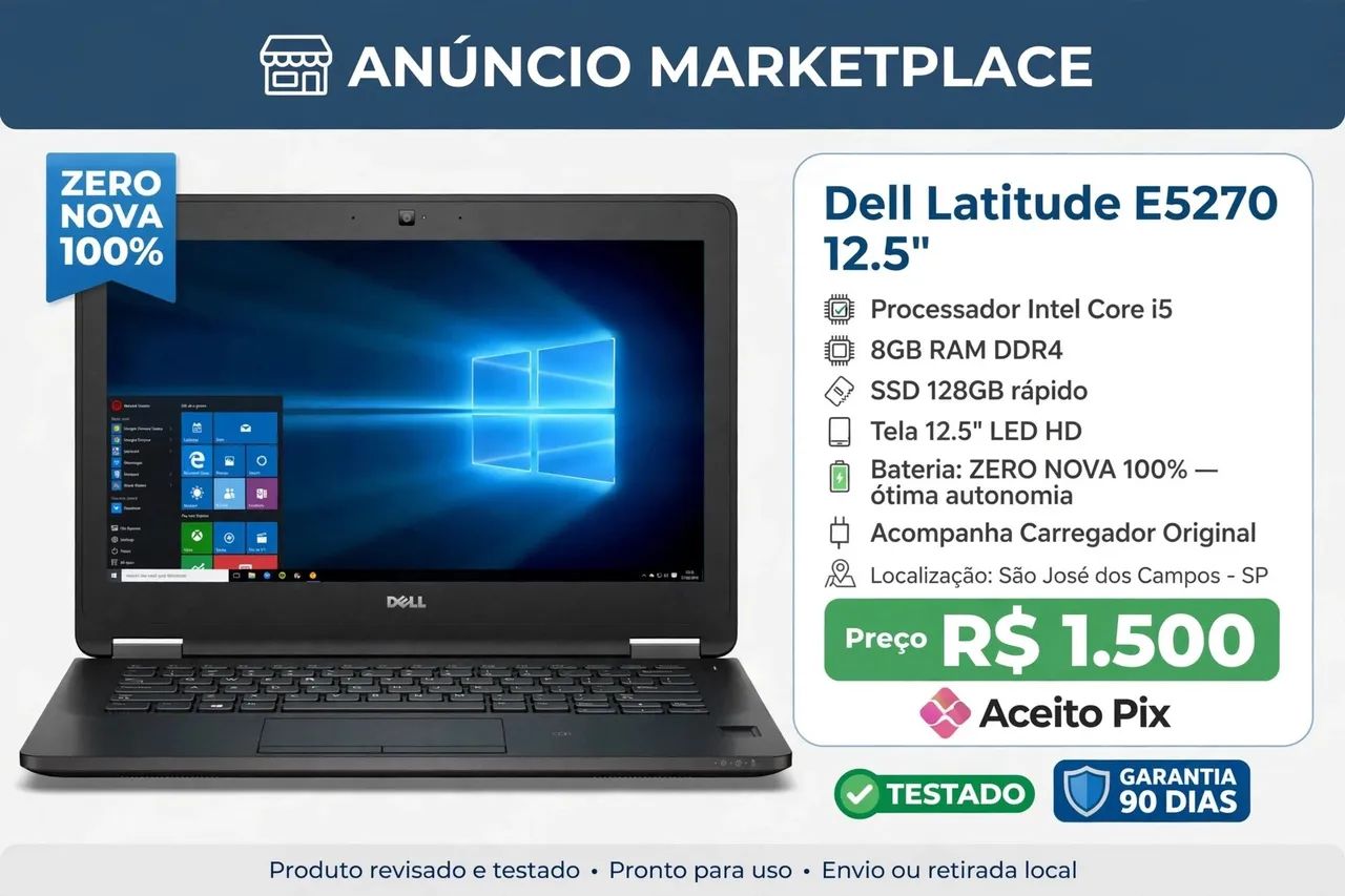 notebook dell e5270 - Notebooks - Conjunto Residencial Trinta e Um