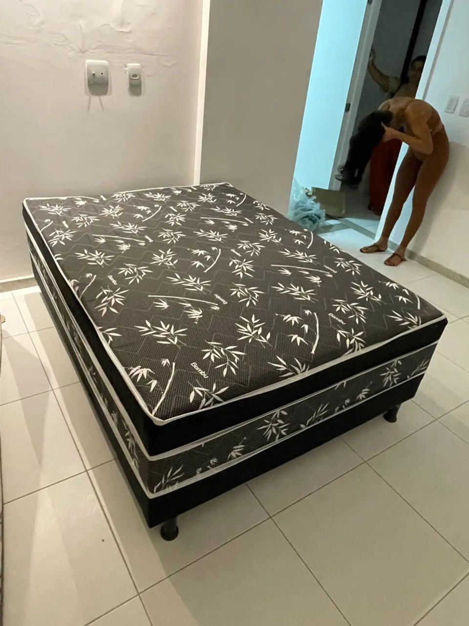 CAMA BOX CASAL C/5 CM SUPER PROMOÇÃO 