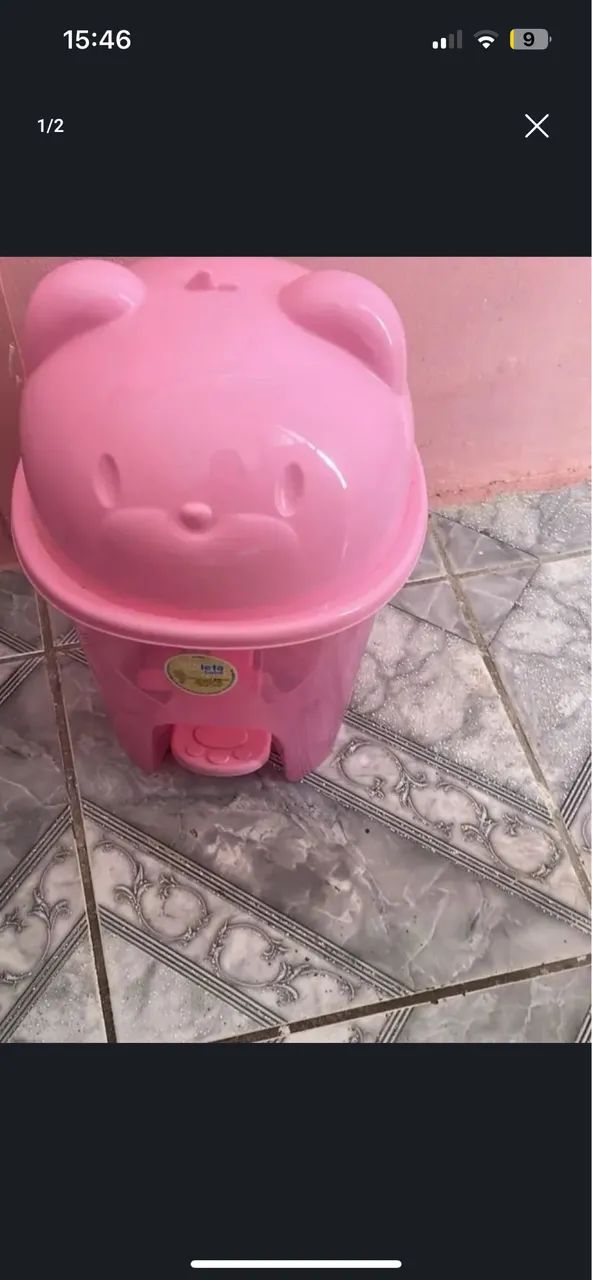 Vendo kit de bolsa maternidade e lixeira  - Foto 4