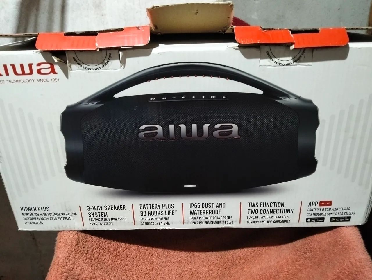 Cx de som aywa  200 watts com NF  - Foto 3