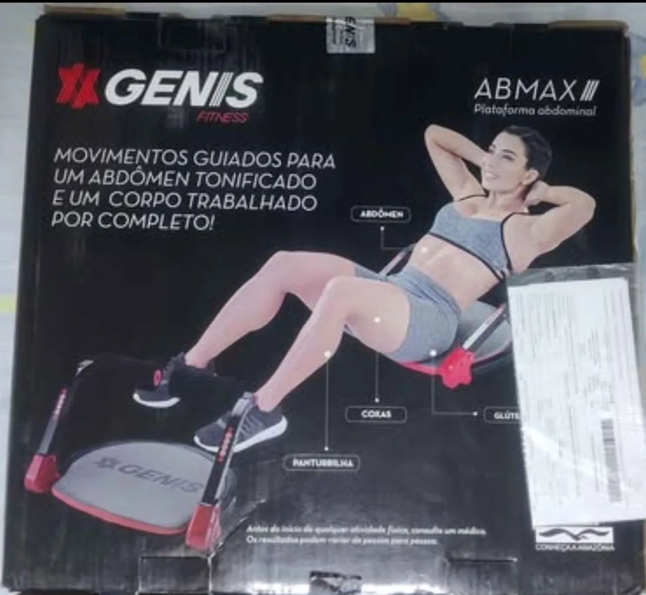 Plataforma Abdominal Max Genis ORIGINAL POLISHOP. NOVO NA CAIXA+ BRINDE.NOTA FISCAL. LEIA  - Foto 2