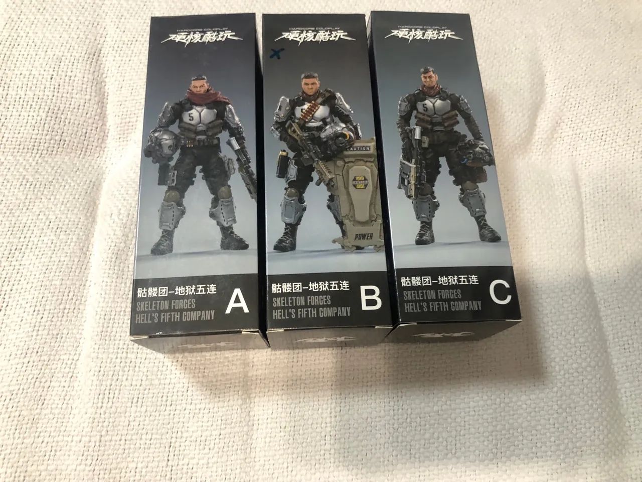 Skeleton Forces - Hell?s Fifth Company Plan  Skull - JoyToy 1/18 - Soldiers A, B, C - Foto 2
