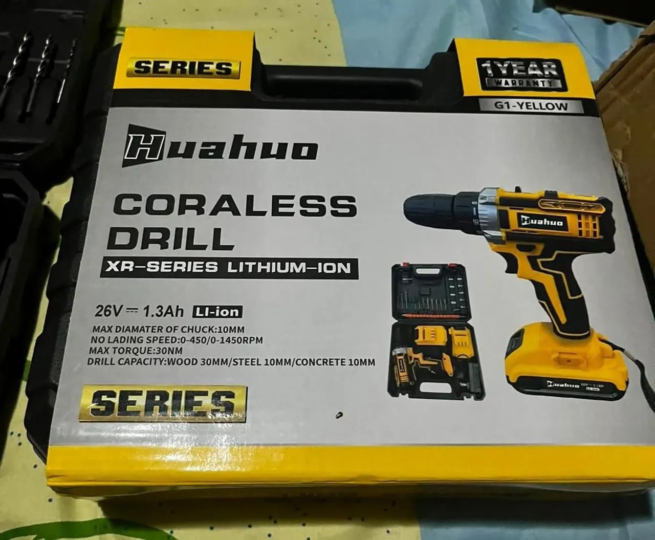 Furadeira e parafusadeira profissional multiuso. 2