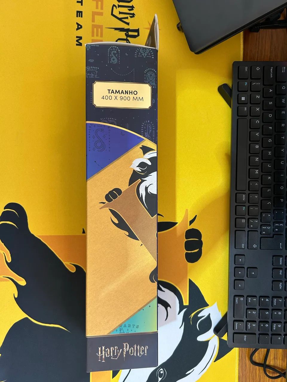 Caixa Vazia Mousepad XL Redragon Harry Potter Hufflepuff - Foto 2