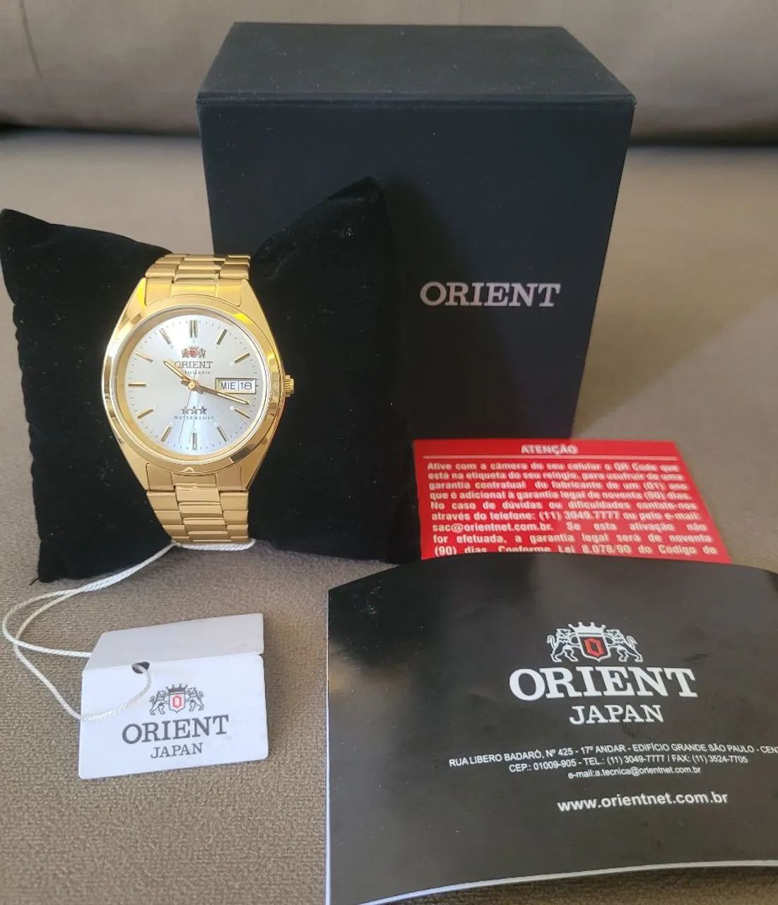 Orient 3 estrelas dourado - Foto 2