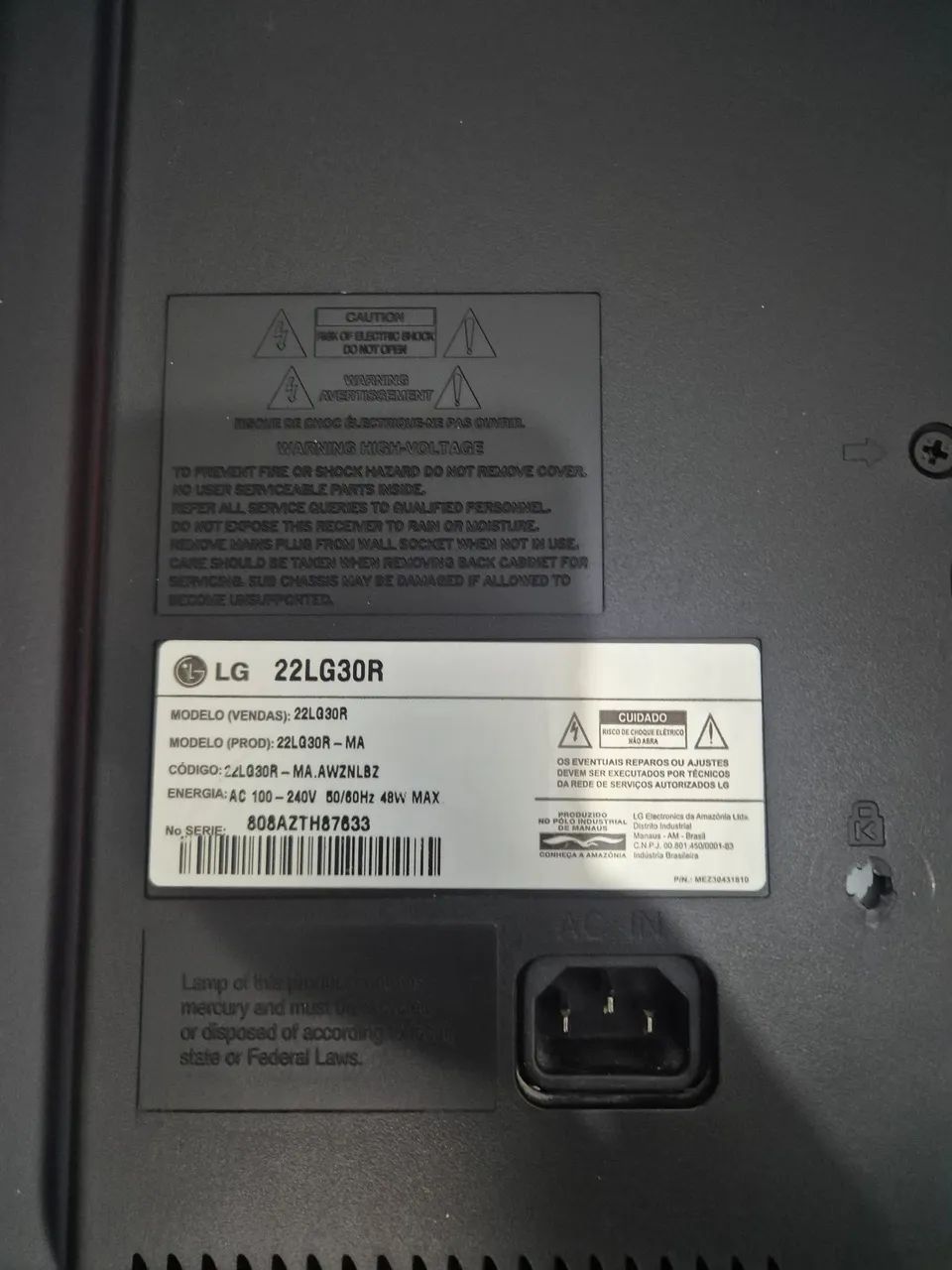 Tv lg 22 polegadas  - Foto 4