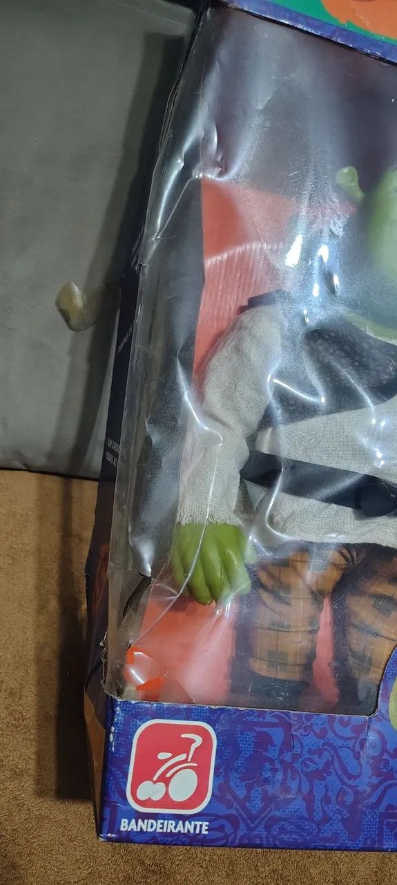 boneco Sherek da bandeirante antigo  - Foto 5