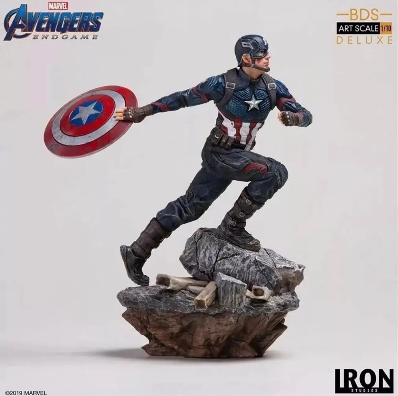 Iron Studios - Captain America Avengers Endgame Deluxe 1/10 - Foto 2