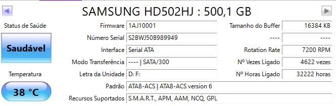 HD Samsung 500GB - Foto 4