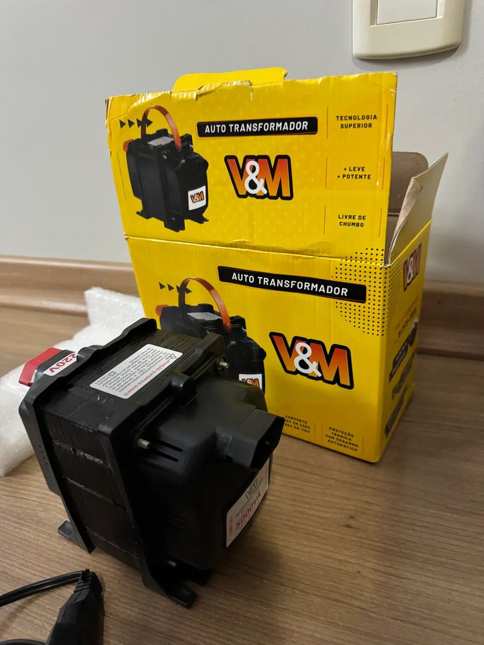 Transformador novo 110v x 220v - Foto 2