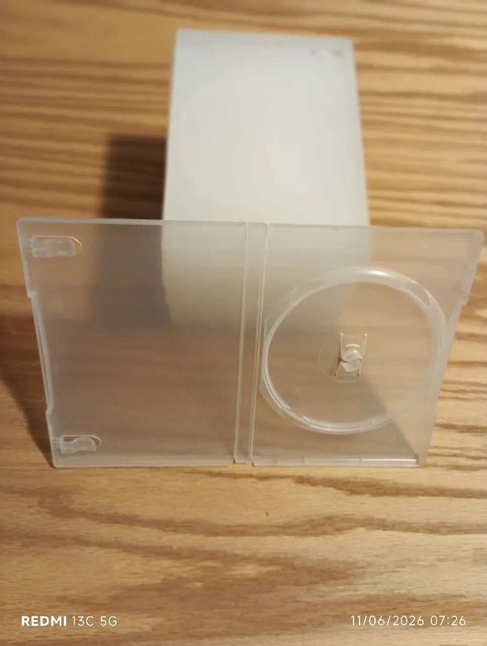 10 Caixas Transparentes para CD/DVD - Foto 2