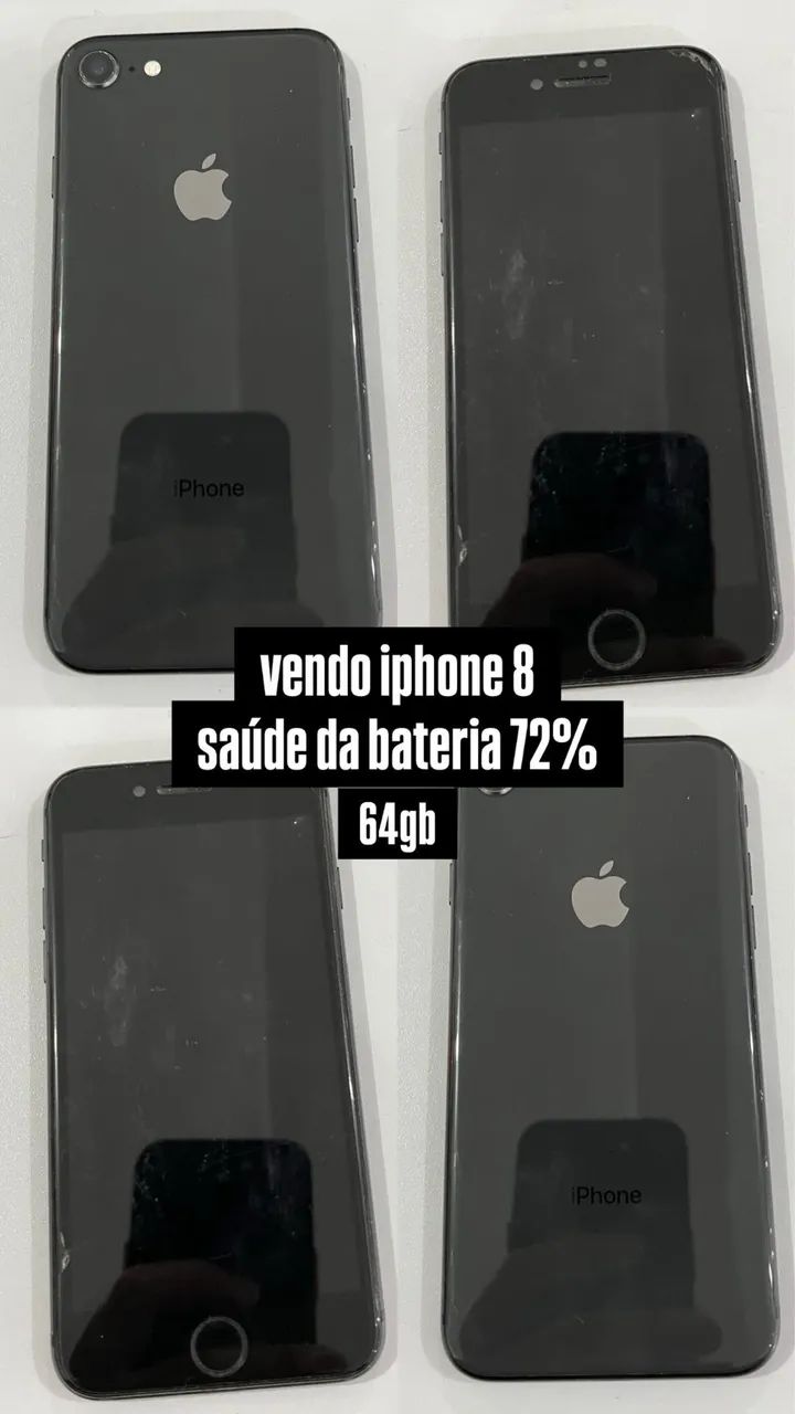 iPhone 8 / 64gb / Saúde da bateria 70%