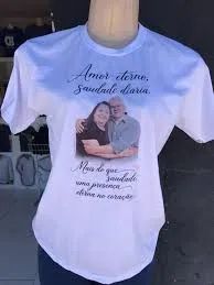 Camisa Saudades Eterna - Luto - Sétimo dia - Foto 3