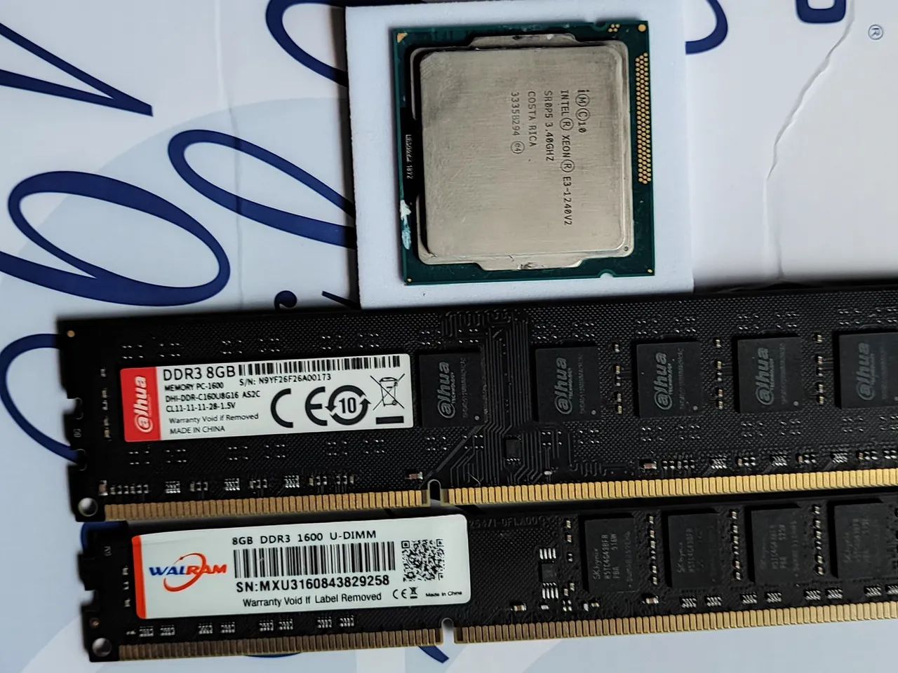 Kit Xeon E3 1240 v2 + 12GB DDR3 - Funcionando