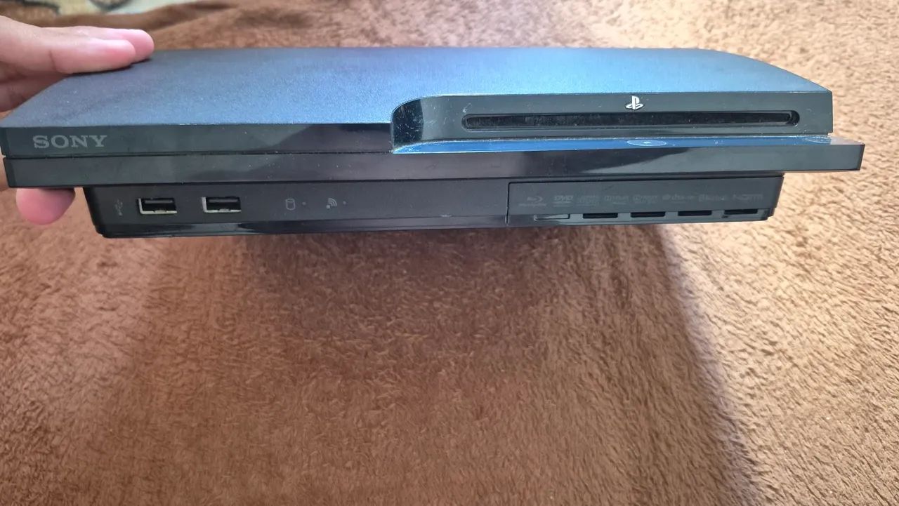Ps3 slim desbloqueado COM DEFEITO(ele cracha pra ligar) - Foto 2