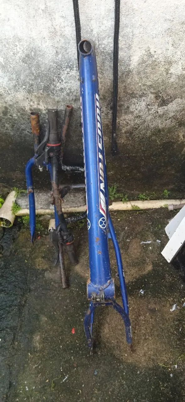 Quadro de bicicleta (2 guidão e o garfo incluso)  - Foto 2