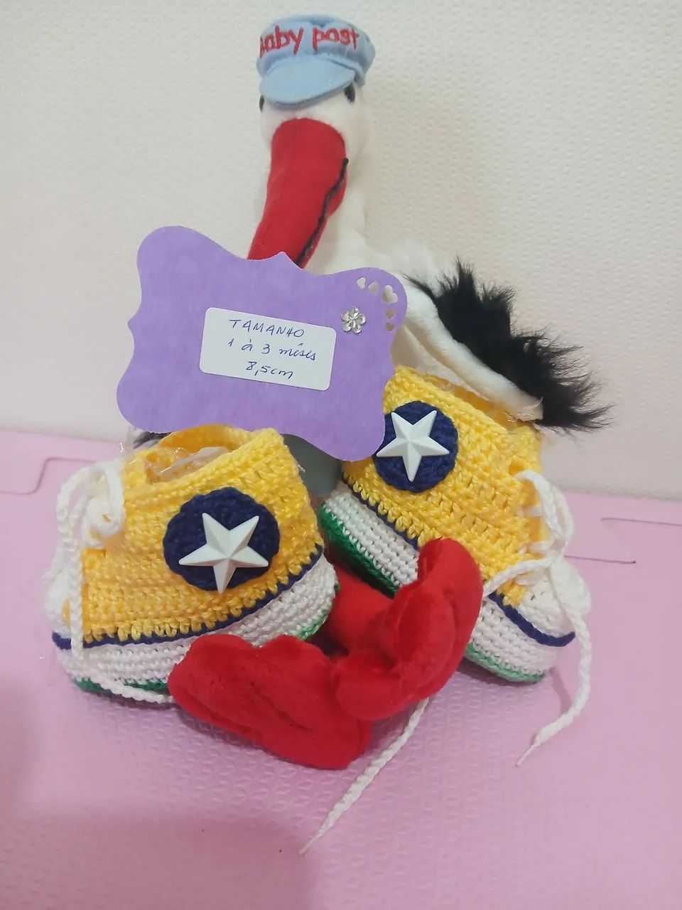 Sapatinho Croche Tipo Allstar - Foto 2
