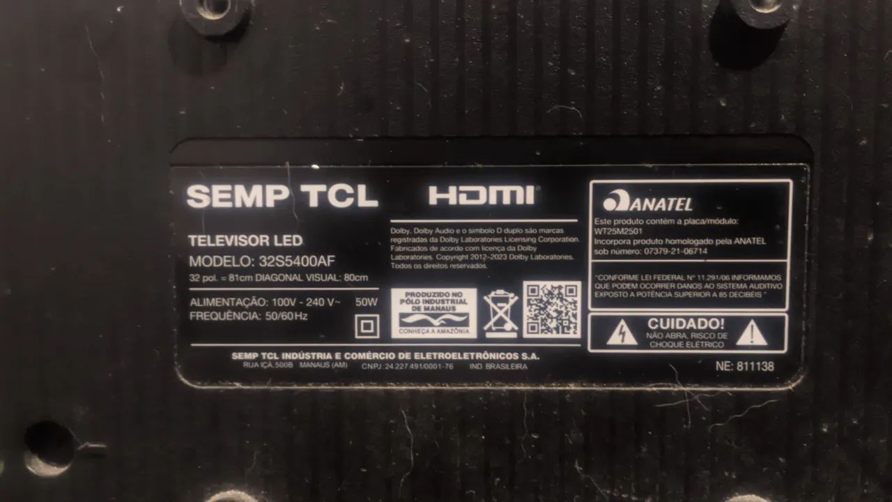 Tv Smart TCL 32 polegadas para consertar ou retiradacde peças - Foto 2