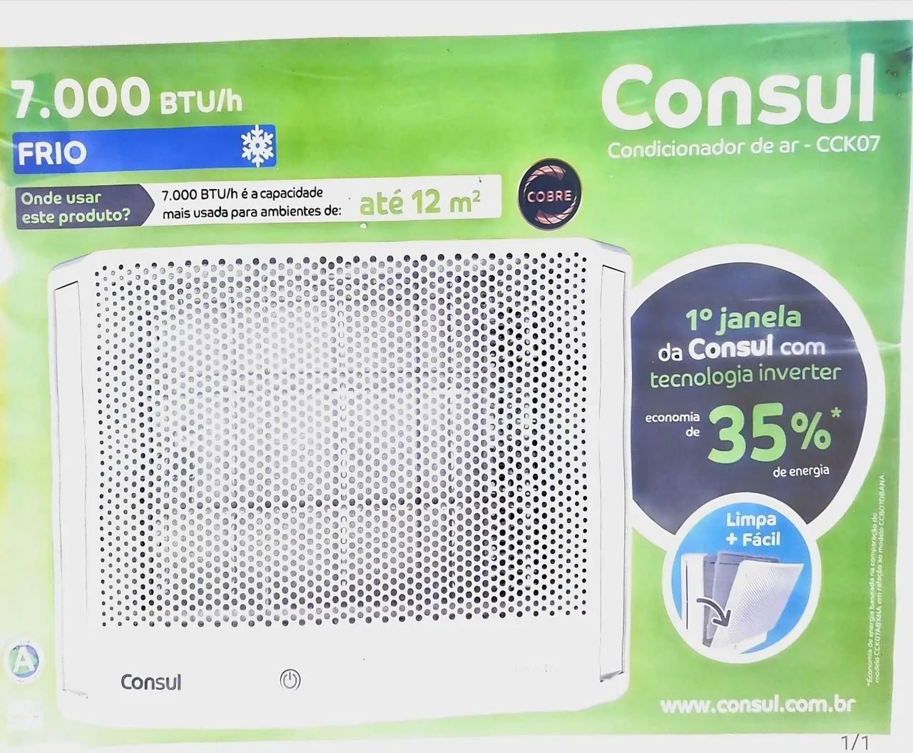 Vendo Ar Condicionado Consul na Caixa  - Foto 4