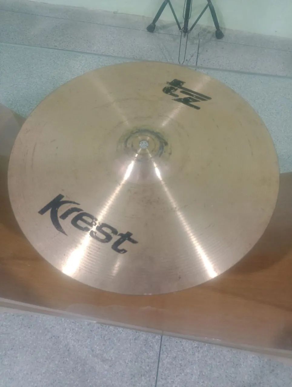 Prato Crash 16" c/ estante
